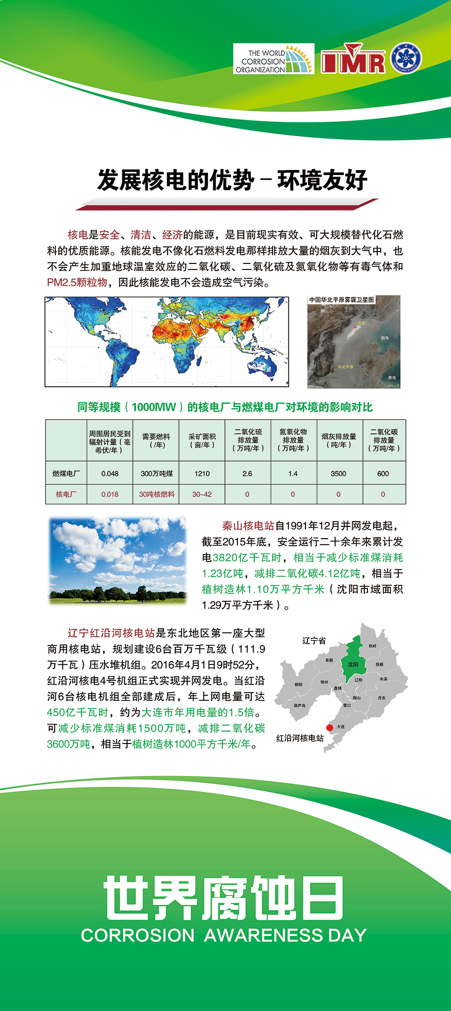 發展核電的優勢——環境友好